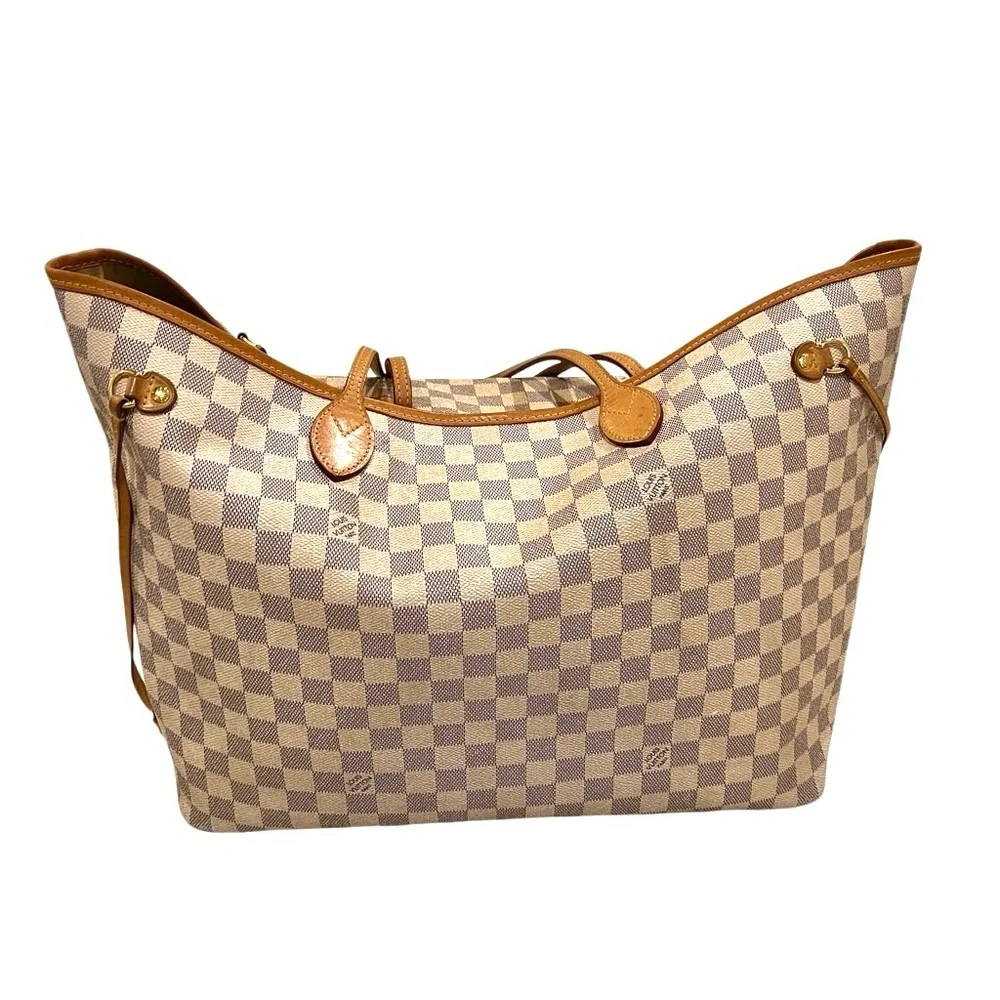 Authentic Louis Vuitton Neverfull GM Damier Tote Bag w/ Dust Bag